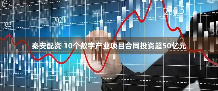 秦安配资 10个数字产业项目合同投资超50亿元